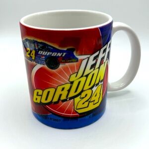 Jeff‎ Gordan #24 Hendrick Motor Nascar Ceramic Coffee Mug 12 Ounces Vintage